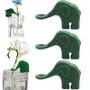 3/6 Stück Pflanzenstammhalter, Elefant, Pflanzenanzucht-Kumpel, Pflanzenstecklingshalter, Pflanzenstütze, Elefanten-Kumpel für Kräuter, Blumen, Stiele, Knospen, Triebe