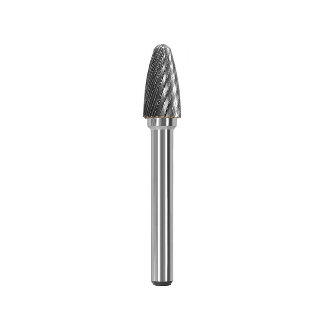 Carbides Rotary File Tool Double /Single Flute Design Point Burr Die Grinders For Metalworking Wood Carving Polishing