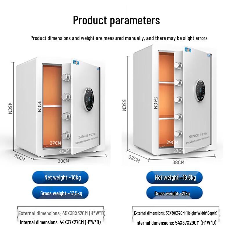 Tiger Smart Fingerprint Home Office Safe with Automatic Door