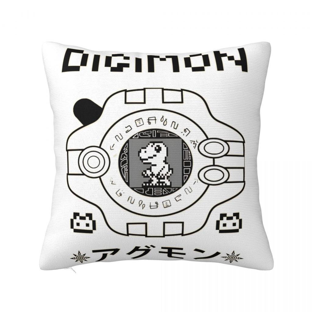 Trendy Seat Digital Monster Digimon Decor Pillowcase Stuff Pillow Cover Square Multi-Size