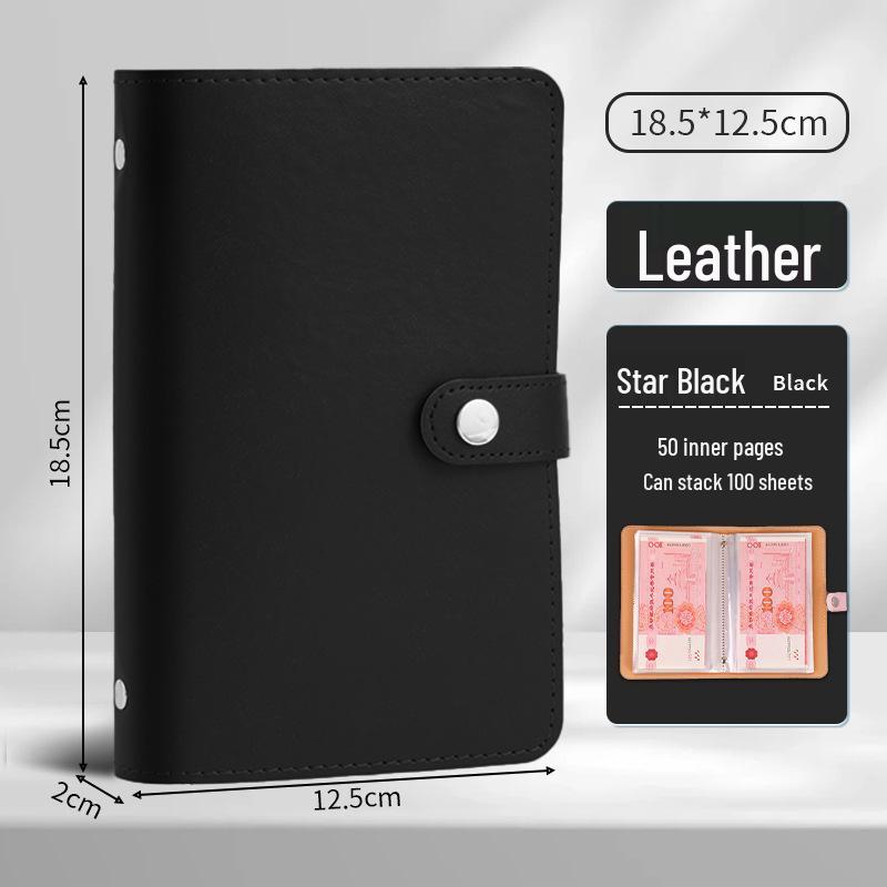 2025 Retro Financial Management Password Book: Stylish, High-Capacity Cash Storage