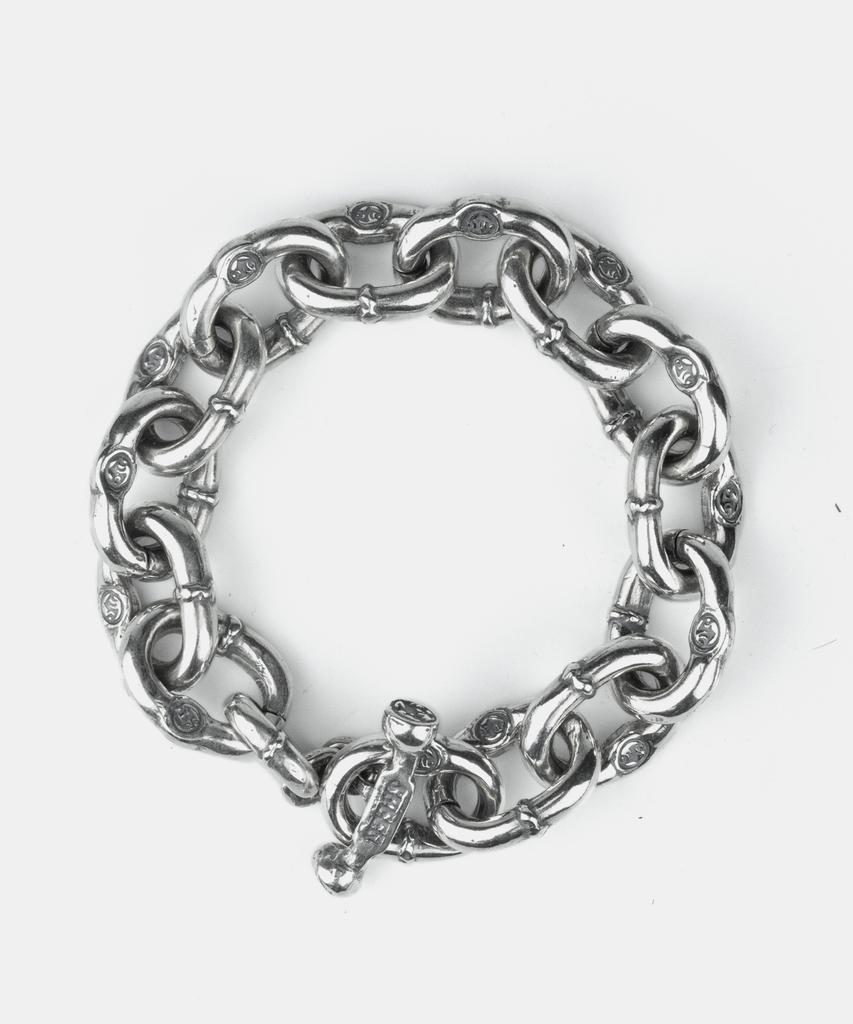 Sheen666 Anchor Silver Bracelet