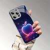 Colorful For Apple Pattern Electroplated Glass TPU Phone Case For iPhone 17 16 Pro Max 15 Pro 14 Plus 13 12 11 17 Air 16E Cover