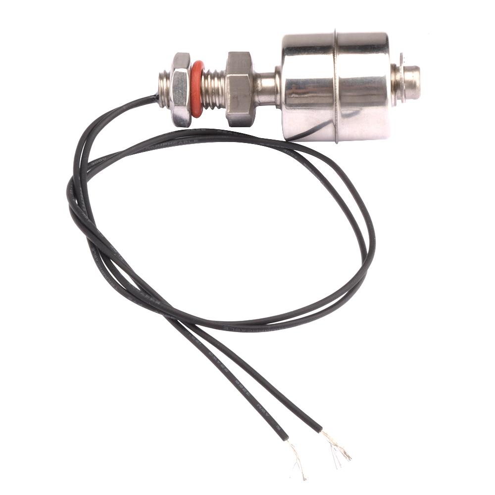 Stainless Steel Level Switch 45mm Normally Closed Level Controller Vertical Level Sensor Built-in Float Switch Automatic Water Pump Controller