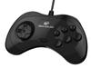 Controller oficial Sega Saturn Gamepad Controller USB oficial Sega Saturn Arcade Pad negru pentru PC/Mac/Steam cu 8 butoane