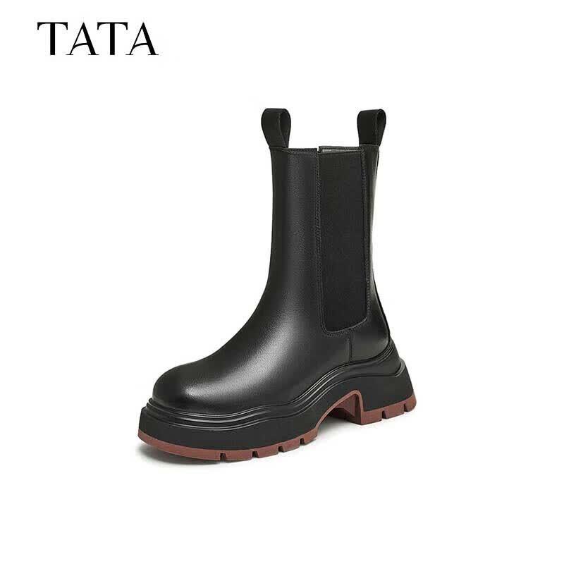 TATA Women s Fashion Platform Warm Short Boots 38