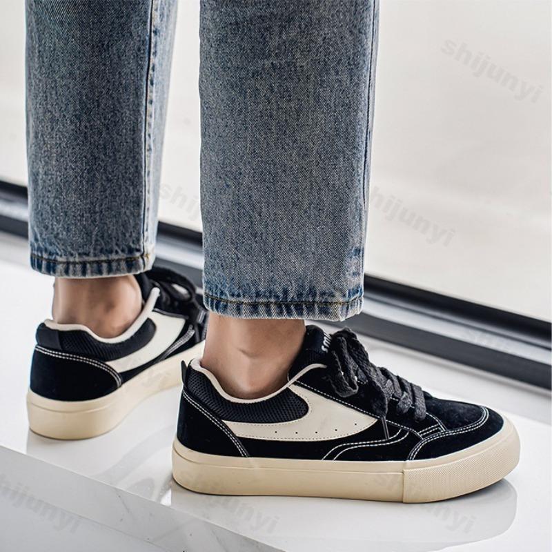 Fashion 2025 Autumn Men's Retro Fashion Versatile Low Top Casual Sports Shoes Mesh Breathable Comfortable Niche Design Platform sneakers
