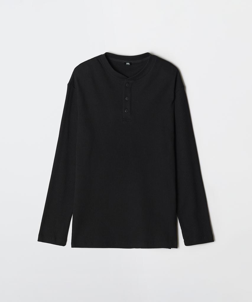 Seupao Waffle Long Sleeve Tee_Splwg23C02
