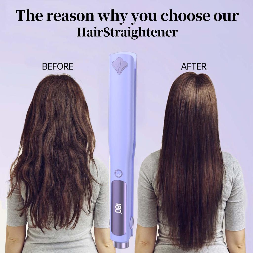 Professional Hair Straightener Curler Electric Splint Flat Iron Negative Ion Straight Curling Iron Plates Corrugation Hair Care