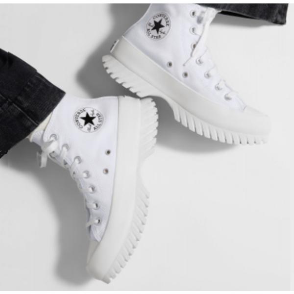 Converse High Top Canvas Sneakers White A00871c