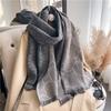 Autumn and winter new imitation cashmere scarf women's style letter pattern warm outer multi-purpose shawl