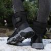 Rutschfeste und verschleißfeste High-Top-Schneestiefel für Kinder mit Plüschisolierung, Baumwollschuhe, Herren- und Damenschuhe