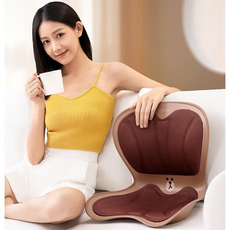 

OGAWA LINE FRIENDS Heated Lumbar Massage Cushion