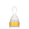 Baby Kid Silicone Squeeze Food Rice Feeder Feeding Bottle With Spoon Milk Bottle