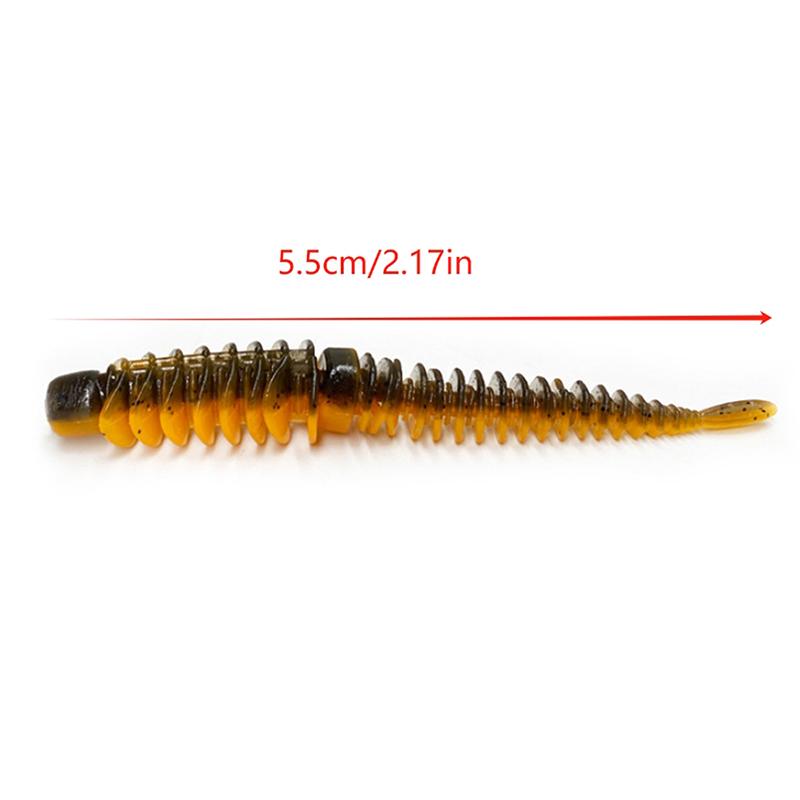 Supercontinent Worm Bait Soft Bait Tanta 5.5Cm Fishing Lures Smell With Salts Soft Silicone Fishing Lure