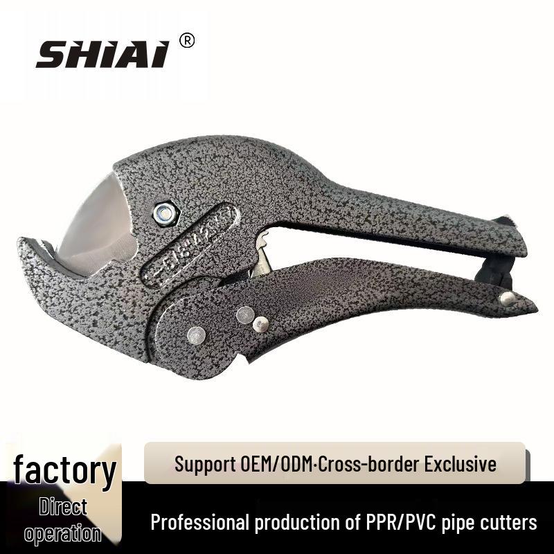 Shi Ai PVC Hot Melt Pipe Scissors: Quick-Cut PPR Professional Ratchet Pipe Cutter Standard Size