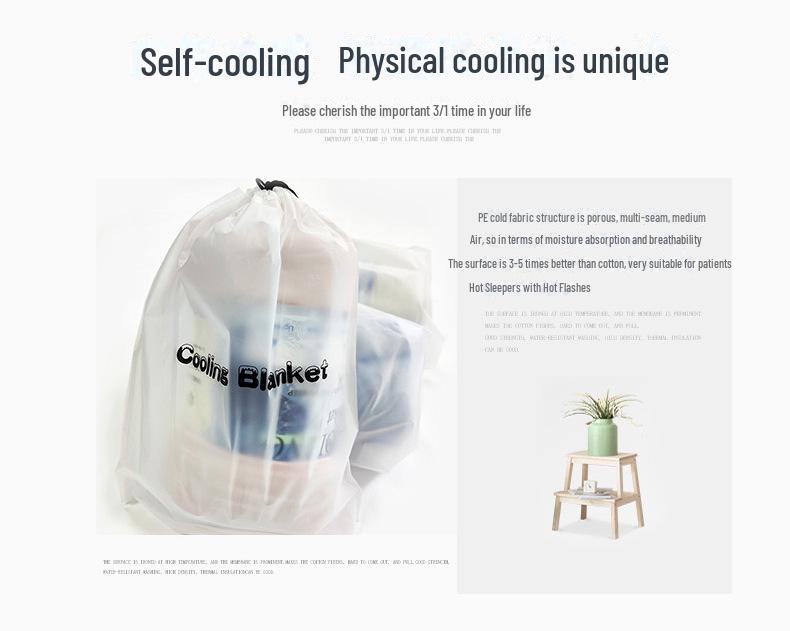 Summer Cooling Ice Blanket: Machine Washable Air Conditioning Blanket for a Refreshing Sleep