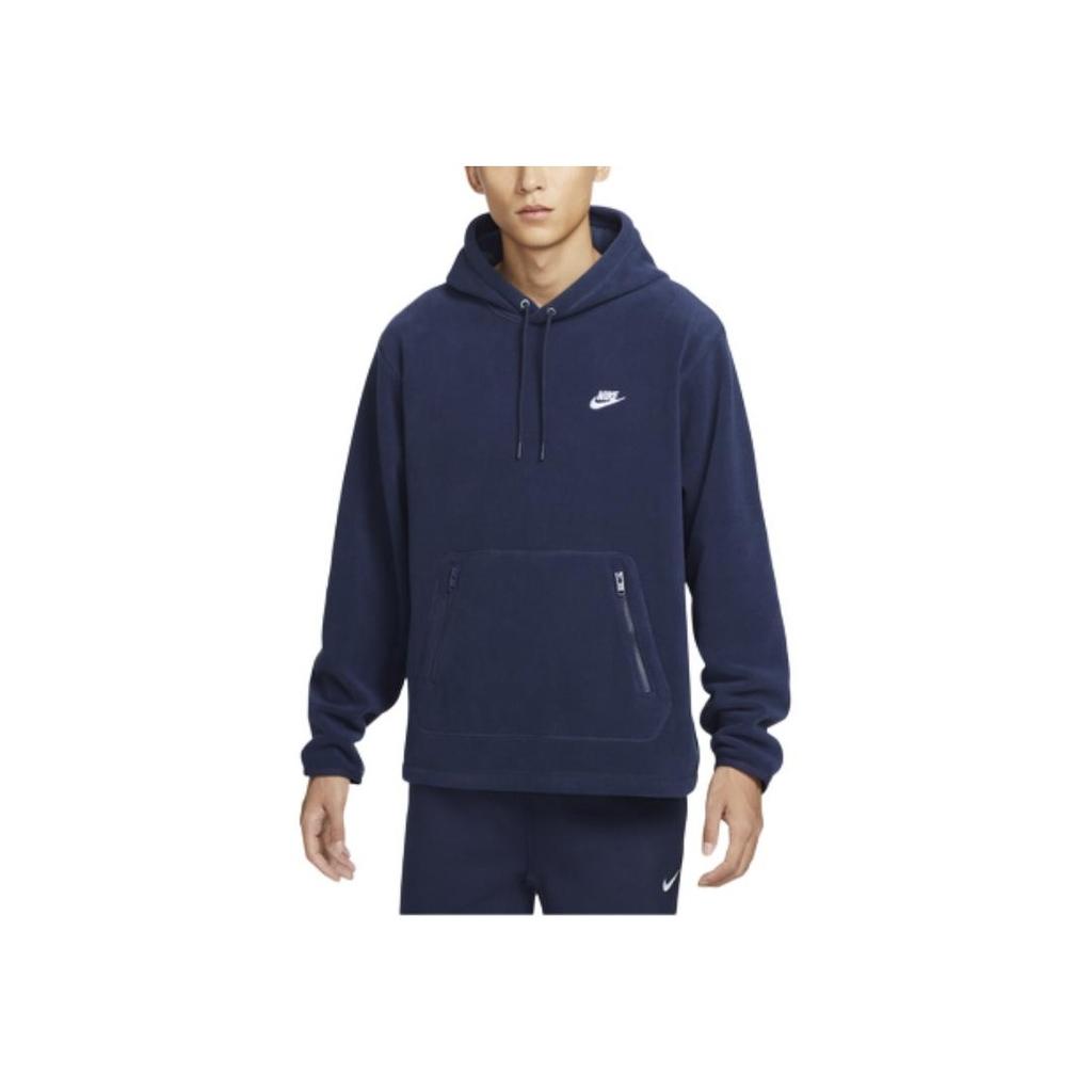 Nike Pullover Hooded Fleece Soft Comfortable Jacket Men Jackets Deep-Navy FZ0661-410