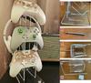 Bombinate Controller Stand Stylish Storage Controller Holder Game Console Storage Rack Game Rack (Transparent Base)