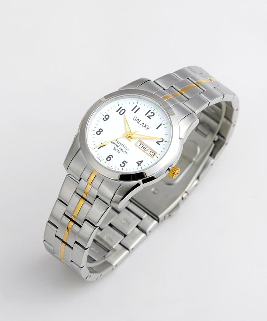 Gaelleogsi 5 Atm Men'S Metal Wristwatch Qa9012Mb-1