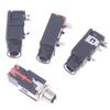 2Pcs  6.35Mm Audio Jack 3Pin Stereo Audio Socket Microphone Welding Line