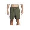 Nike Dri-Fit Form Sólido Secagem Rápida Sem Forro Fitness Esportivo Shorts Casuais Três Quartos Masculinos shorts Verde-Oliva HJ7017222