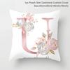 45X45Cm Pink Letter Cushion Pillowcase Decorative Sofa 40X40Cm Pillow Cases Autumn Decoration