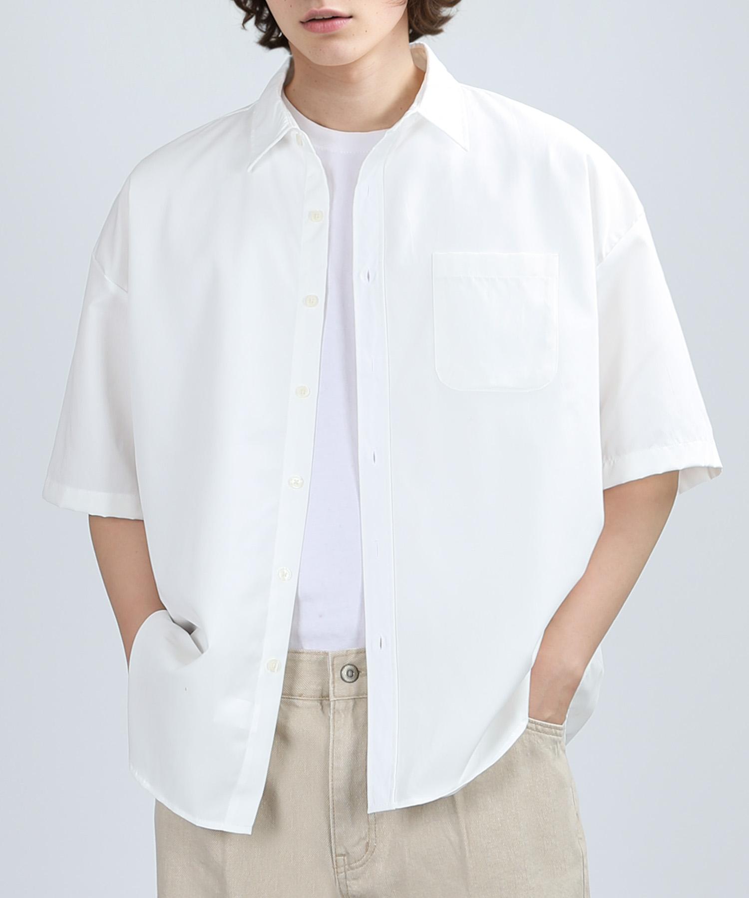 Berry Vein Over Rustle Summer Shirts (White) L
