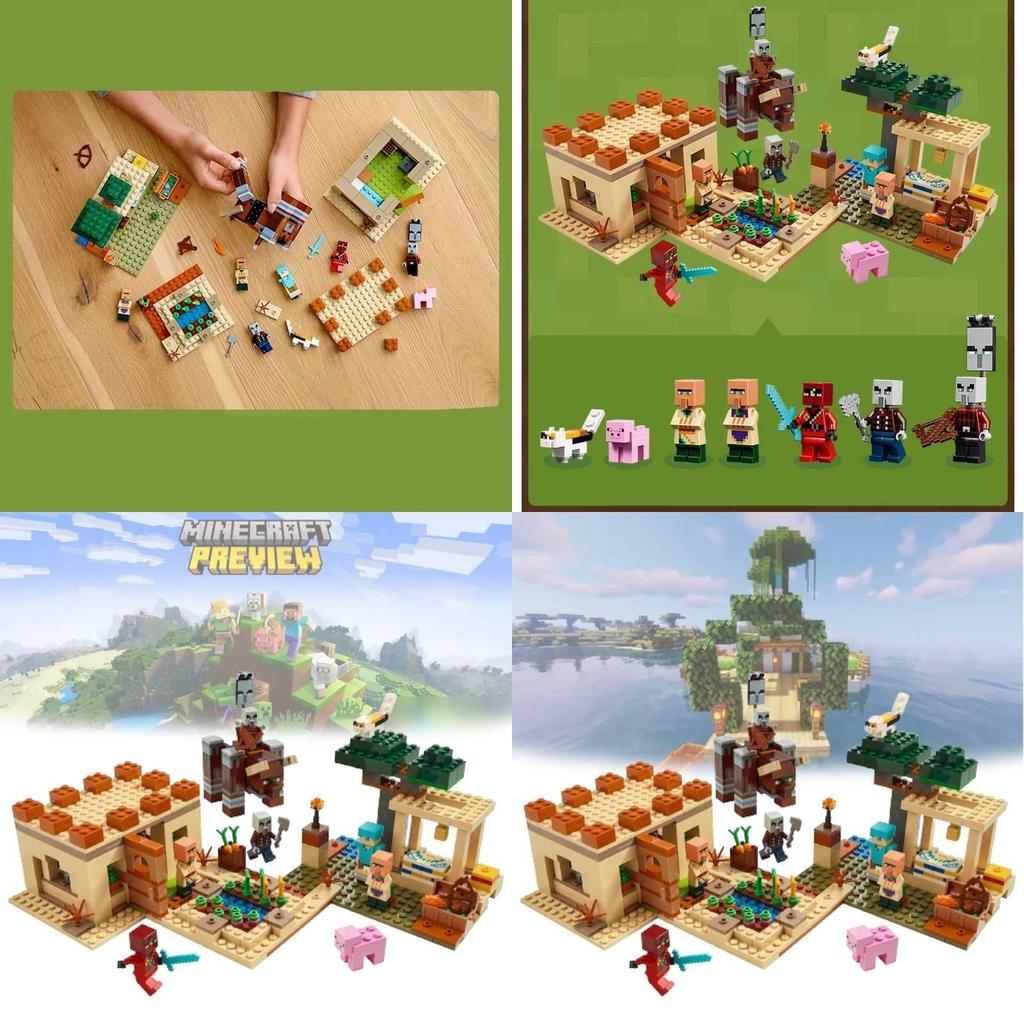 My World Villager Assembly Blocks Gift For Boys Creative Play Construction Set