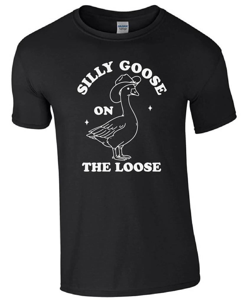 Lustige Gans Auf Freiem Fuß Lustiges Geschenk Kinder/Erwachsene Top T-Shirt