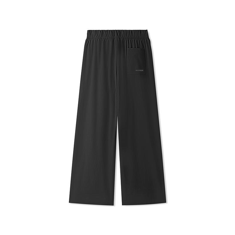 Skechers Classic Series Fashion Simple Versatile Loose Straight Casual Pants Men Bottoms Midnight-Black L225M051-03B6