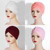 Indian Style Yoga Cap With No Brim Polyester Fabric Sunshade For Winter And Autumn