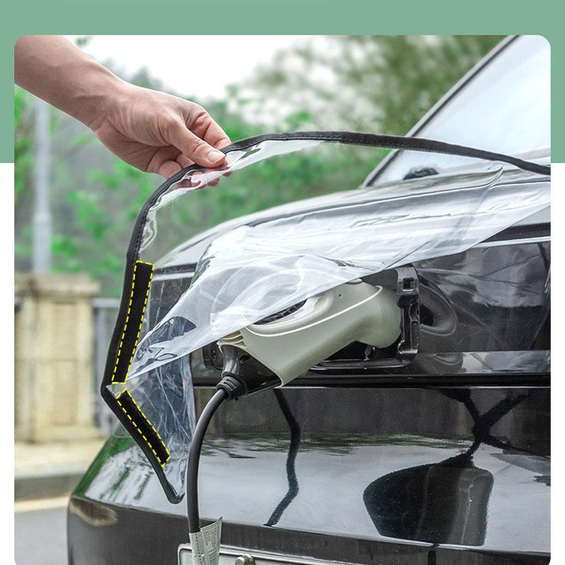 EV Charging Port Cover Magnetic Waterproof Universal Charging Gun Protector