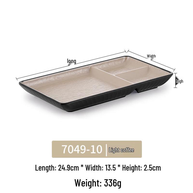 Multi-Compartment Snack & Dipping Plate