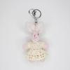 Cute Plush Rabbit Keychain Cartoon Doll Toy Big Ear Rabbit Pendant Keyring for Women Couple Bag Ornament Car Key Chain
