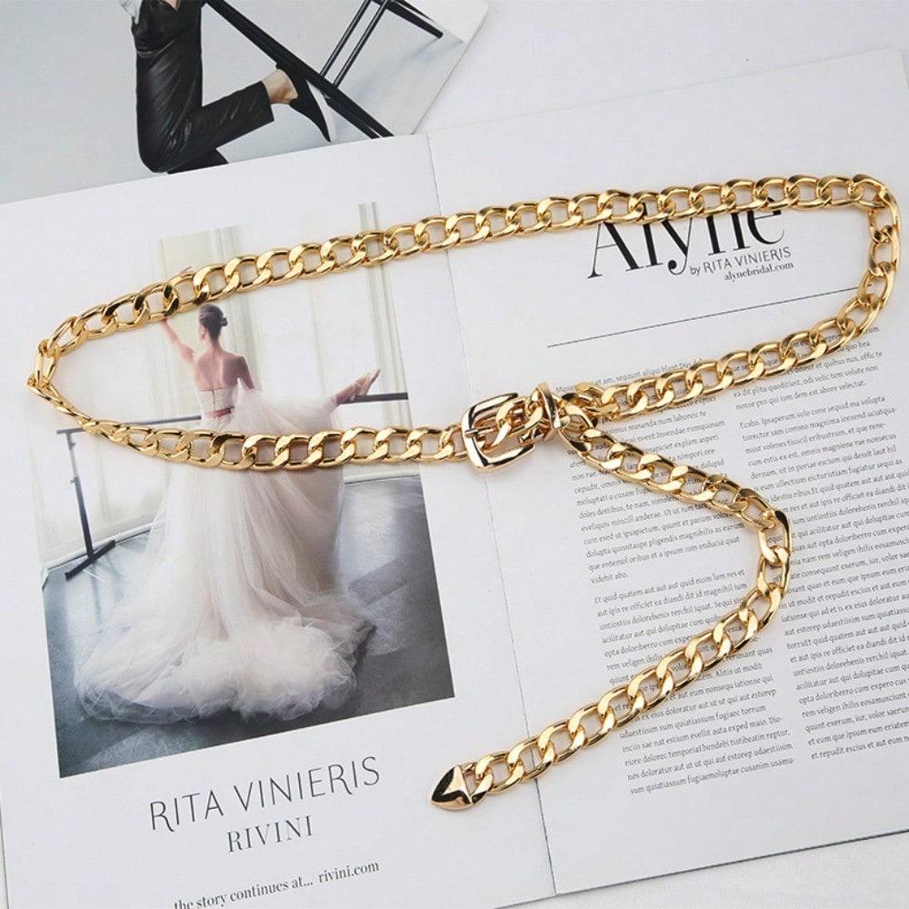 Men's And Women's Hip-Hop Style Belt Accessories Fashion Dress Jeans Belt Decorative Chain