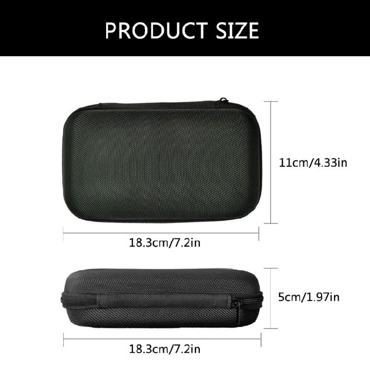 Game Console Hard Pouch EVA Bag for RG CubeXX Shockproof Protector Carrying Case with Pocket Scratchproof Storage Box