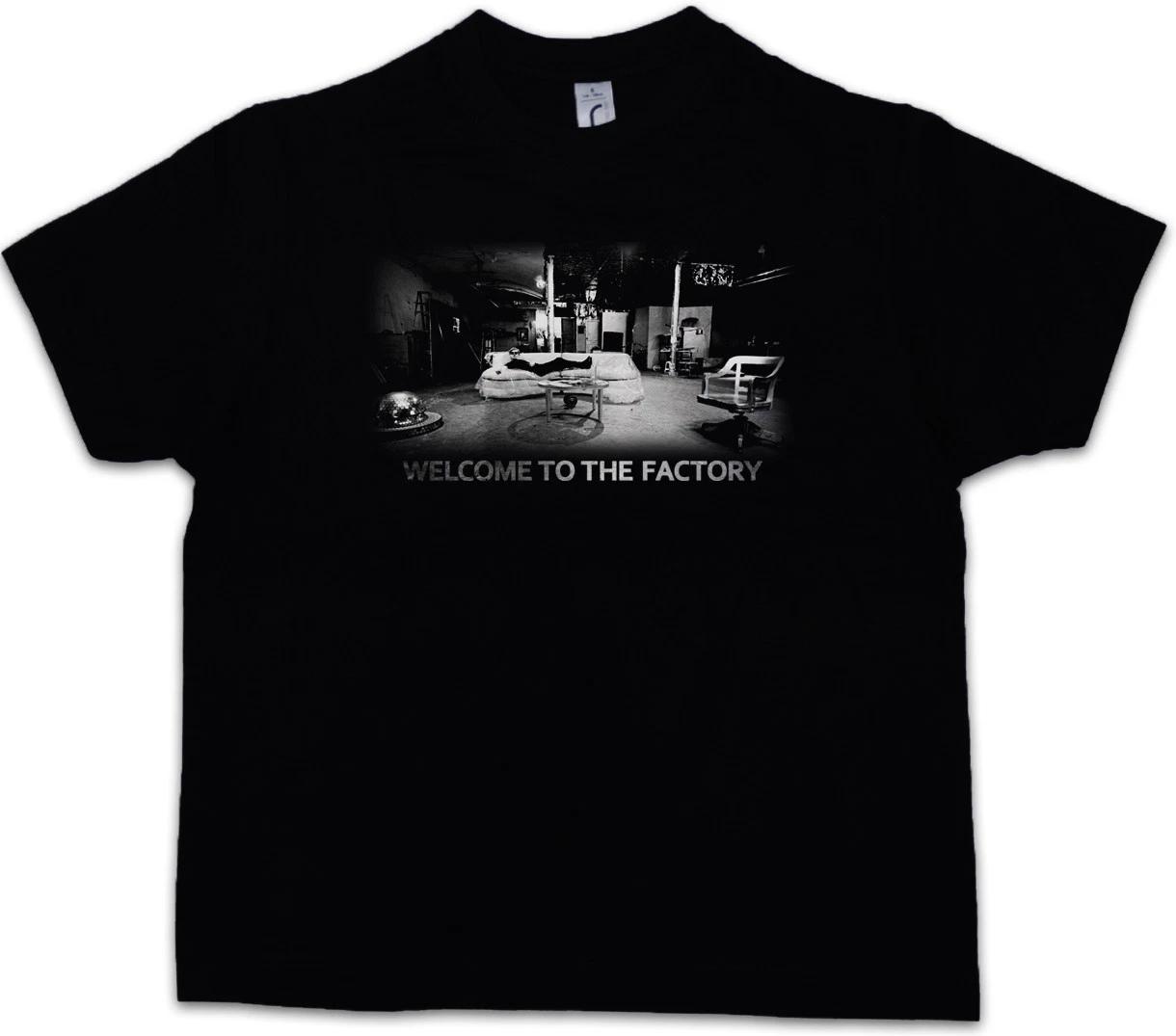 

WELCOME TO THE FACTORY Kids Boys T-Shirt New York Andy Pop Art Picture Warhol 160