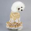 Dog Harness Combo Escape Proof Easy Control Accessory Princess Style Dog Harness Leash With Dress For Outdoor