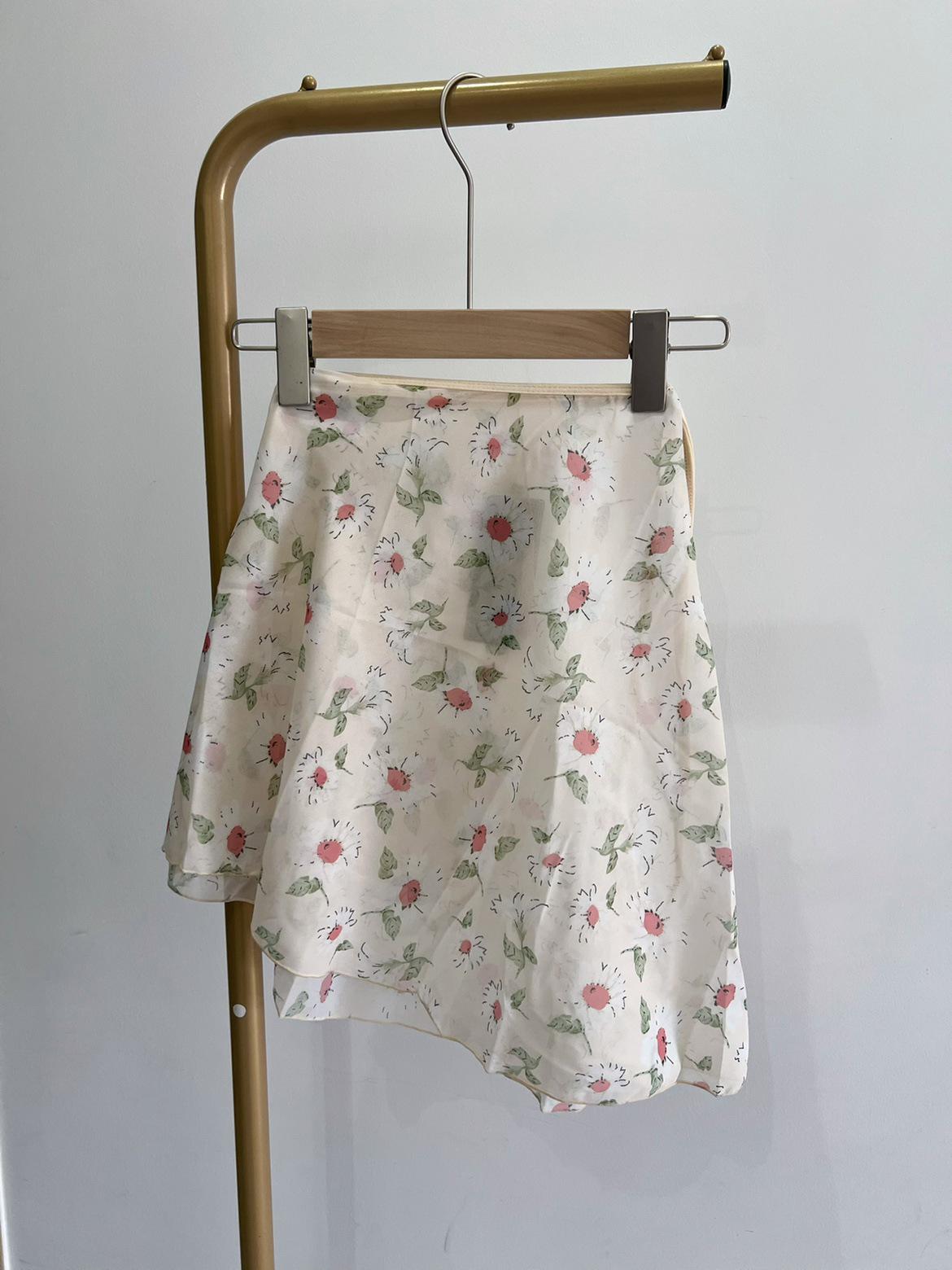 

Women s Chiffon Dance Skirt - Mesh Tie-Up Half-Body One-Piece for Practice One Size жасмін/жовтий