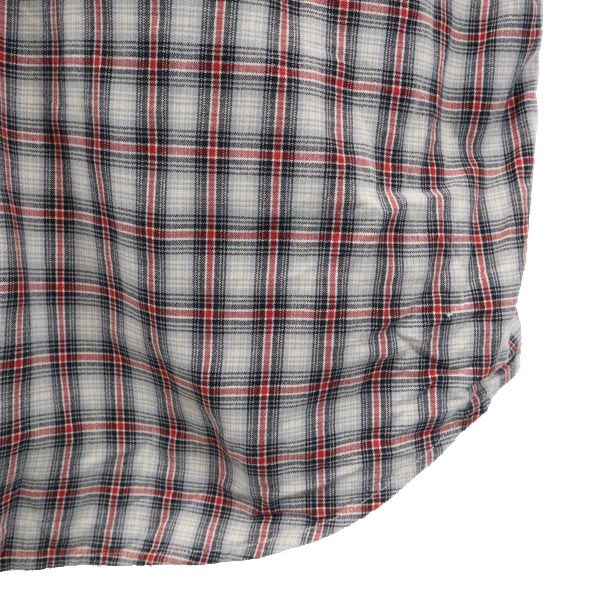 RALPH LAUREN JEANS check Long sleeve Button down shirt M Gray Men's Used