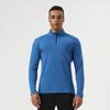 Men's Moisture-Wicking Half-Zip Long-Sleeve Henley for Hiking, Fitness, and Running