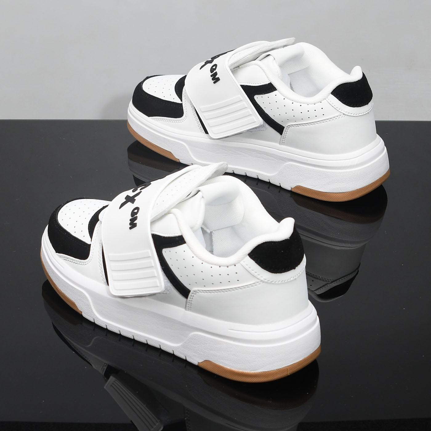 Spring sports casual bread shoes Velcro men s and women s daddy shoes couple thick sole height increase S2 35