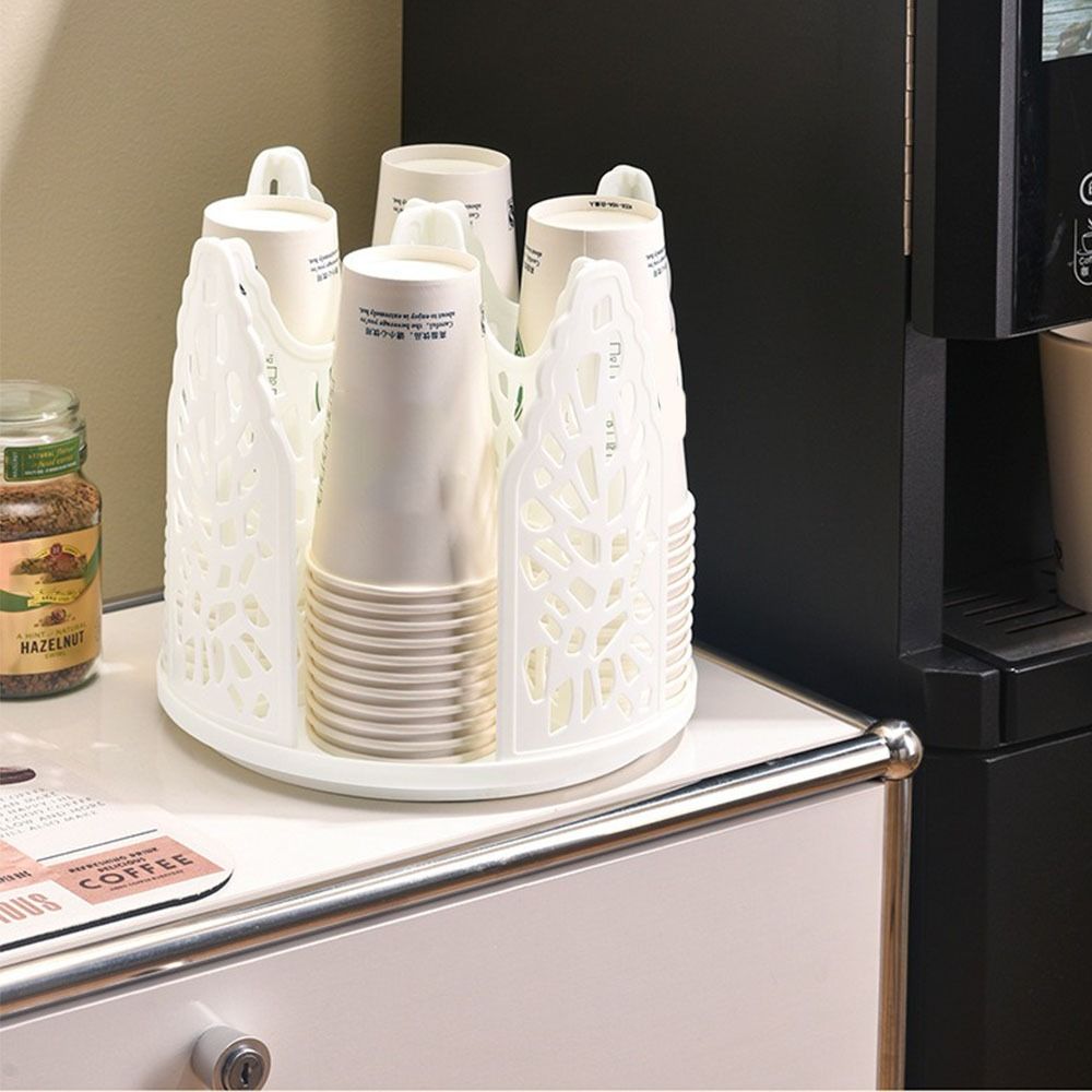 Detachable Cup Storage Rack 4in1 Paper Cup Dispenser Paper Cup Holder  Storage Space-Saving