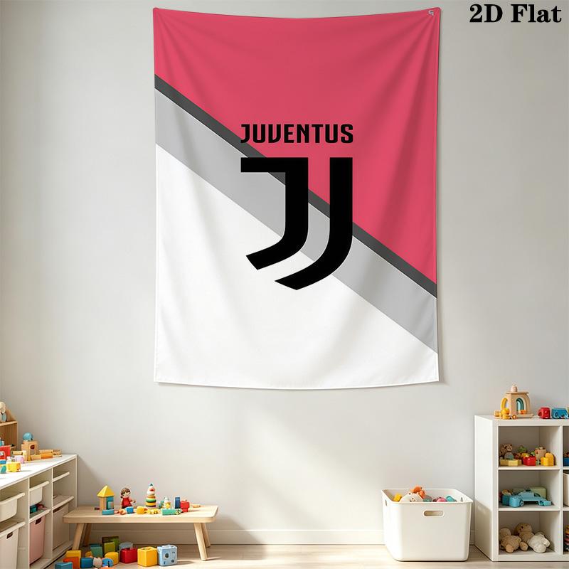 Juventus Logo Minimalist Threepiece Set 1 Duvet Cover 2 Pillowcase Without Core Soft And Comfortable Christmas Birthday Gift