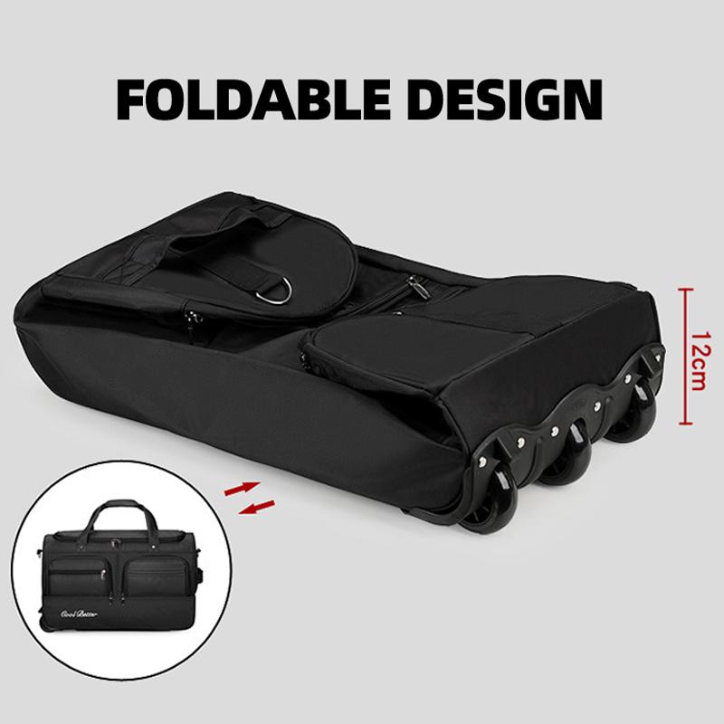 Large-capacity Luggage Case Tugboat Bag Wear-resistant Foldable Luggage Air Consignment Bag Hand-held Thickened Pulley Travel Bag