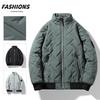 Herrenjacke Herbst und Winter neu Herren Baumwolljacke trendige kurze Stehkragen leichte Baumwollkleidung Herren