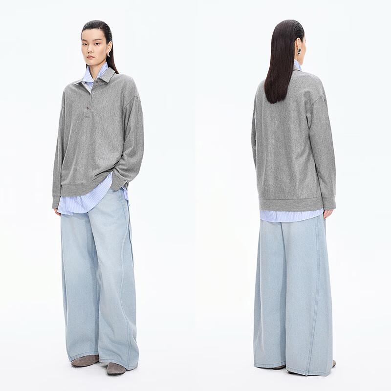 JNBY 25 Fall Wool Blend Loose Fit Jacket