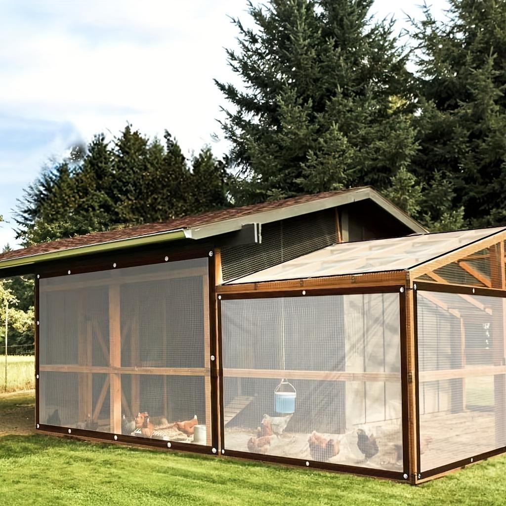 Thickened Transparent Rainproof Plastic Cloth for Gardens Plant Cold and Heat Insulation Tarpaulin for Rain Shelter