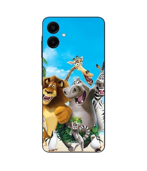 Coque de téléphone - Maniacase - Galaxy A06 - Silicone - Noir - Anime schwarz